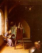Gerrit Dou Man Writing in an Artist's Studio Sweden oil painting artist